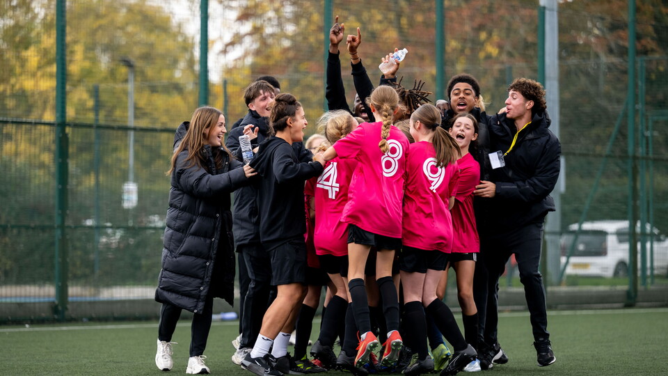 Norwich City Academy's second-year scholars hosted a Year 7 girls tournament at the UEA SportsPark on Thursday afternoon, with the members of the women's team in attendance on the day.
