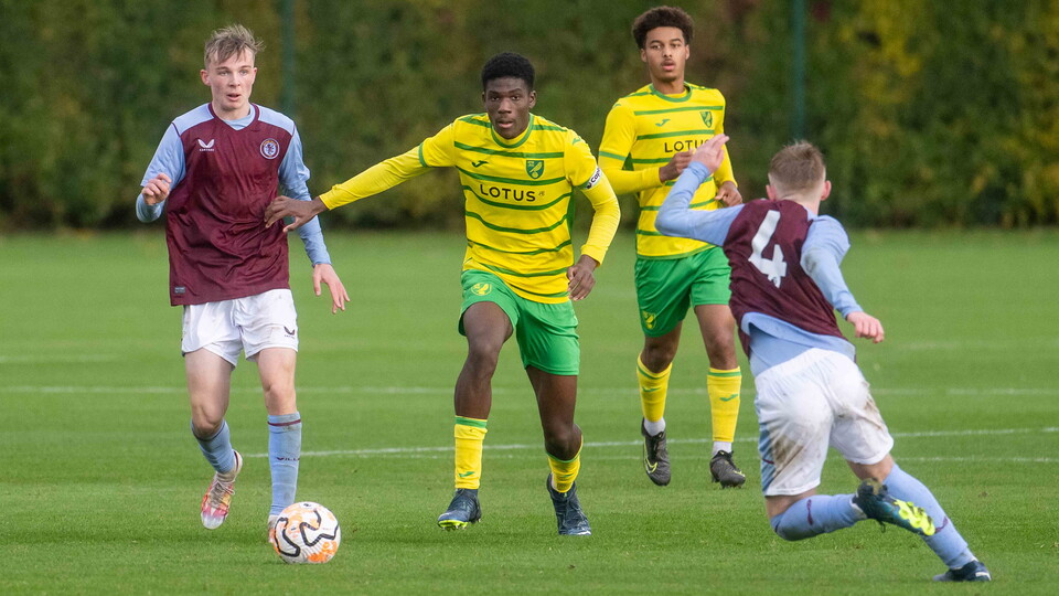 Norwich City Under-18s were beaten 7-0 at home by Aston Villa in the Under-18s Premier League South.