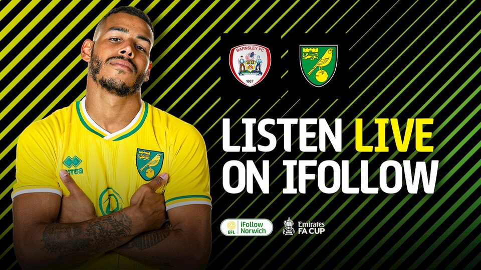 Norwich City’s FA Cup fourth round tie at Barnsley is being broadcast exclusively live on BT Sport Extra 5.