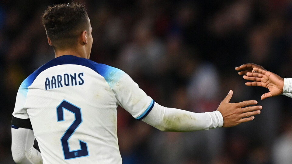 Max Aarons started for the England Under-21s as they booked their place in the semi-finals of the Under-21 EUROs.