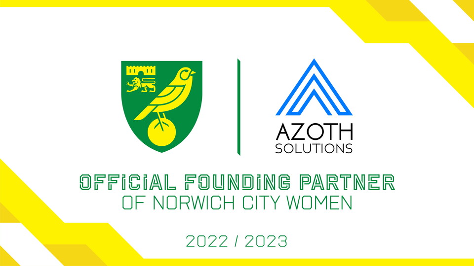 Norwich City Women are delighted to announce that Azoth Solutions have joined the club as a founding partner for the 2022/23 season.