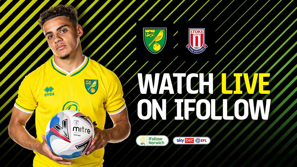 Norwich City's Sky Bet Championship match with Stoke City on Saturday, February 13 (3pm UK) is available for season ticket holders to watch for free on iFollow.