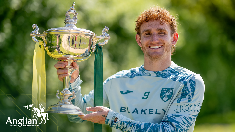 Josh Sargent has won the supporter vote to be named as the Norwich City player of the season for 2024/25, presented by Anglian Home Improvements.