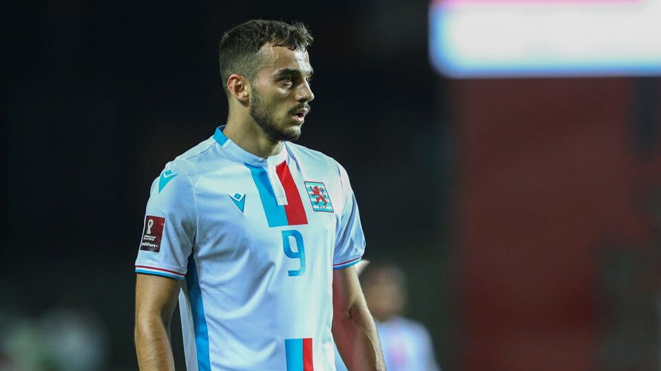 Norwich City forward Danel Sinani hit a double as Luxembourg beat Lithuania on Saturday.