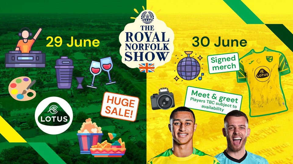 As the club makes its return to the Royal Norfolk Show next week, the final details for the two days have been confirmed.