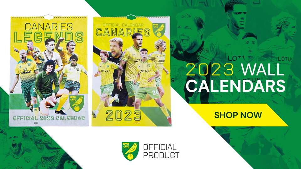 The official Norwich City 2023 wall calendars have just landed in store and online for all Canary fans.