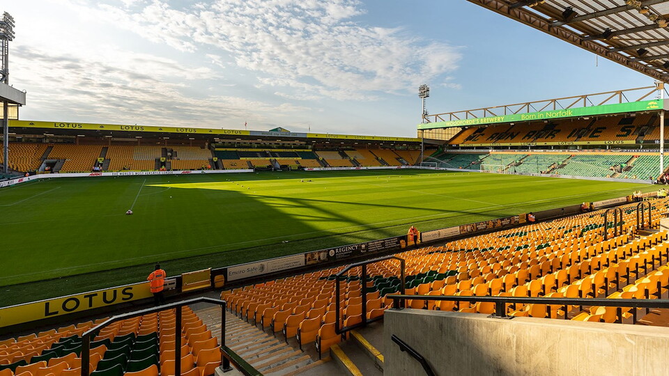 There are hospitality packages available for Norwich City's Premier League match against Brighton & Hove Albion on Saturday, October 16.