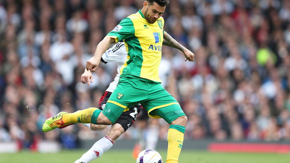 In this feature we are counting down Norwich City's top 15 Premier League appearance makers. At number eight is a player who played four seasons for the Canaries in the Premier League as well as netting in an East Anglian derby.