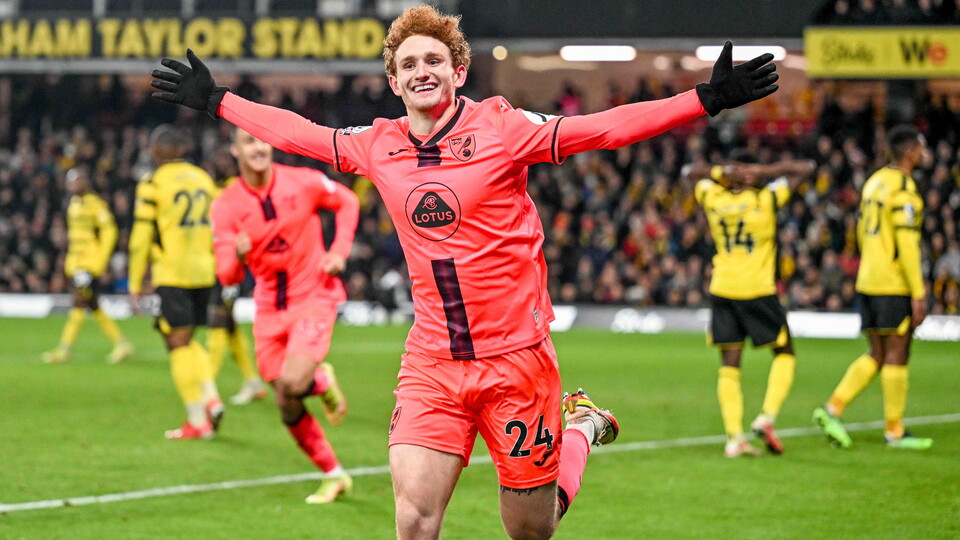 Norwich City climbed out of the Premier League relegation zone for the first time this season with a 3-0 win at Watford on Friday night thanks to Josh Sargent's incredible first two goals in the topflight, and a Juraj Kucka own goal.