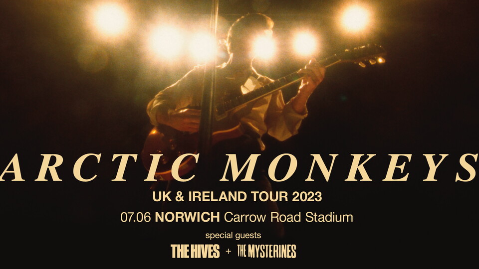 Hospitality is now available to purchase for Arctic Monkeys' visit to Carrow Road on Wednesday, June 7 2023.