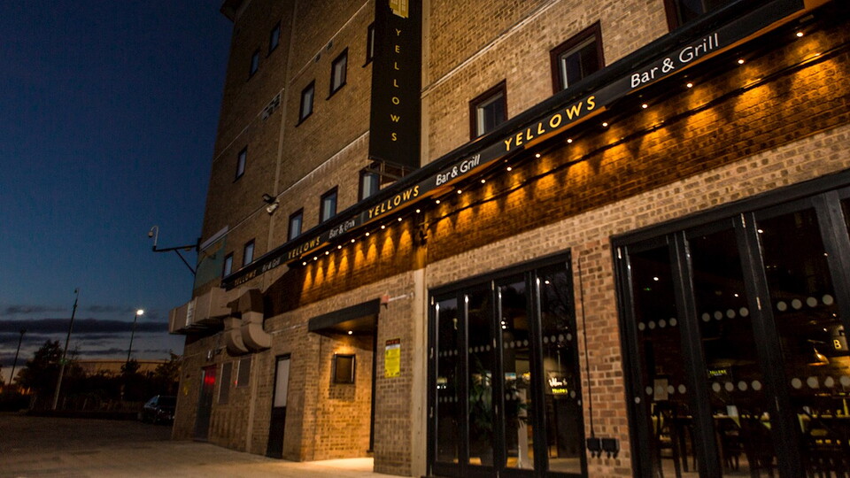 Yellows Bar and Grill at Carrow Road has now reopened following the end of the nationwide lockdown.