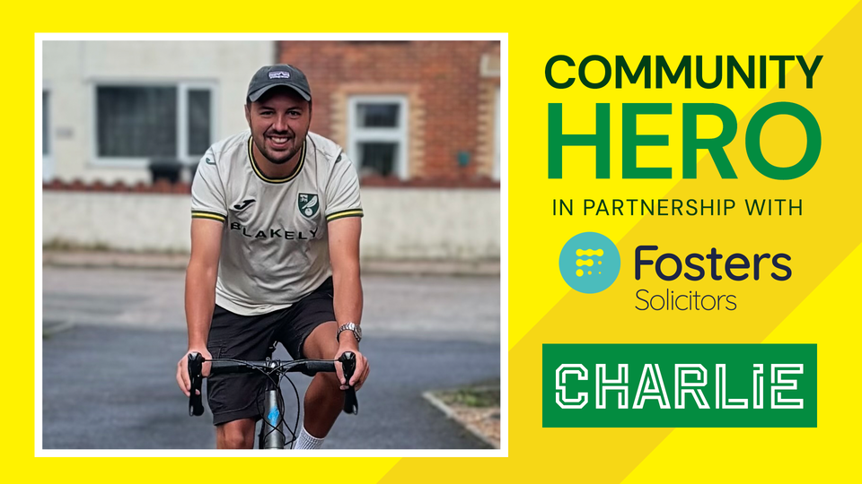 This month's Fosters Solicitors' Community Hero is Charlie Powles, nominated for his 1,000km cycling challenge in October, fundraising for Prostate Cancer UK.