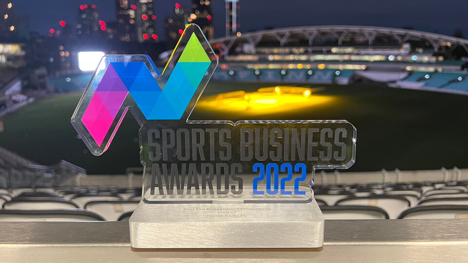 Norwich City attended the Sports Business Awards on Friday, November 18 at the Kia Oval and are delighted to announce that the club won Best Fan Engagement.