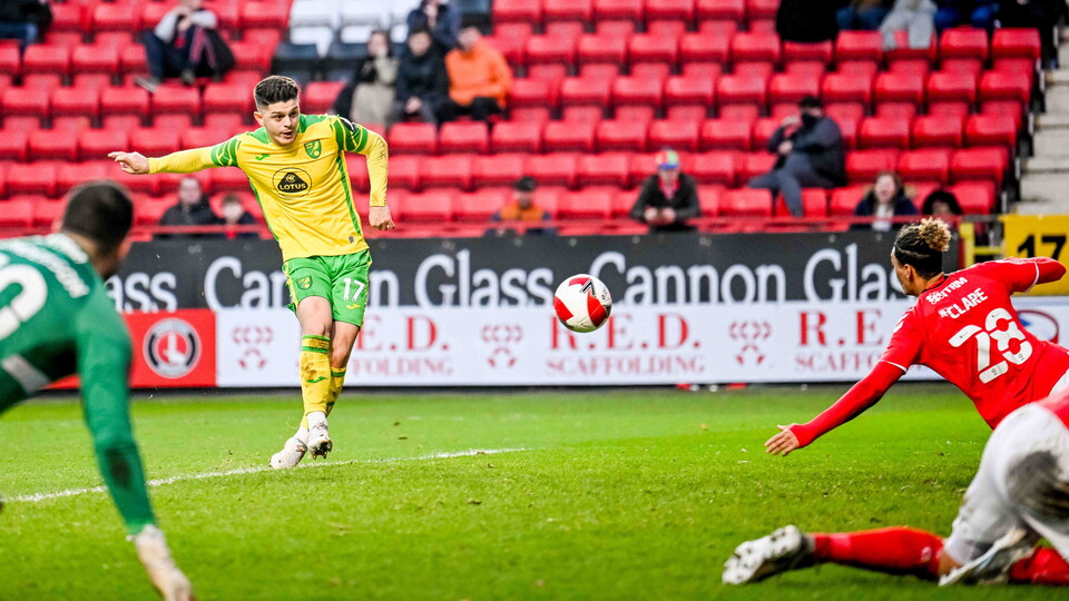 Milot Rashica scored his first goal in Norwich City colours to send the Canaries into the fourth round of the Emirates FA Cup with a victory over Charlton Athletic.
