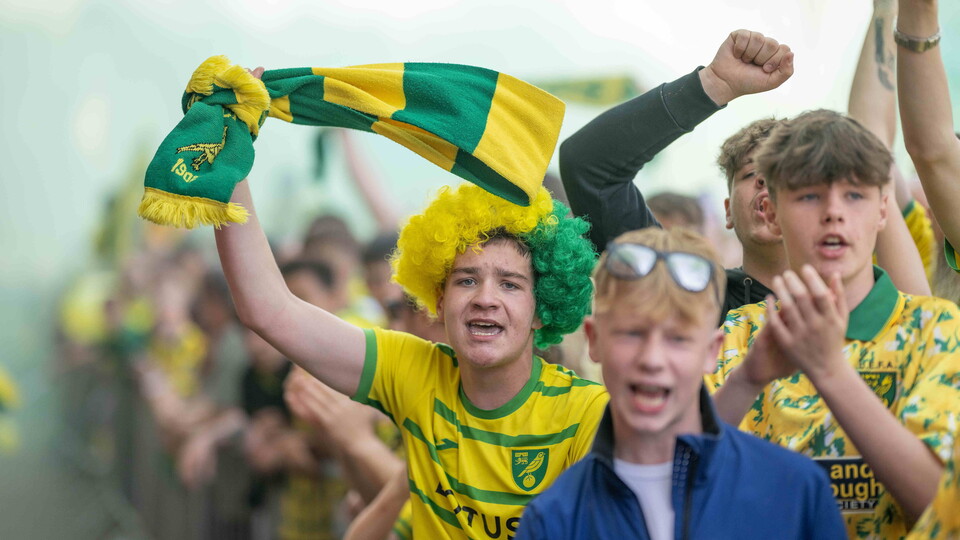 Take a look through the gallery of Norwich City's 0-0 draw with Leeds United at Carrow Road in the first leg of the Sky Bet Championship play-off semi-final.
