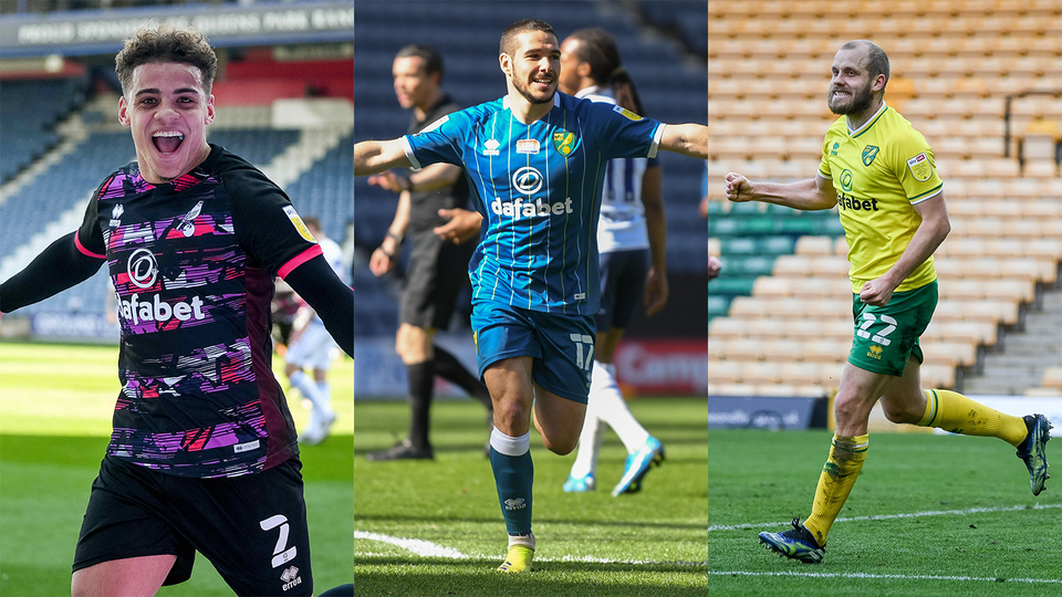 Three Norwich City players have been nominated for the EFL's end of season awards.