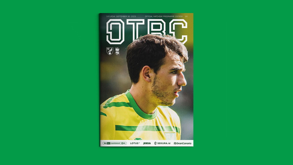 The official matchday programme for Norwich City's Sky Bet Championship clash with Birmingham City is now available to purchase.