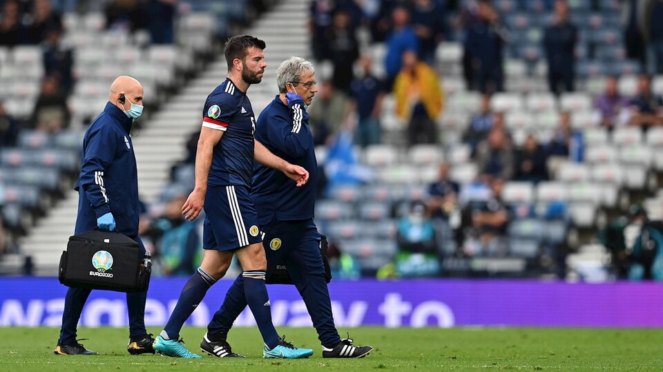 Grant Hanley played 33 minutes in Scotland’s 3-1 loss against Croatia in the final group stage game of Euro 2020 on Tuesday evening.
