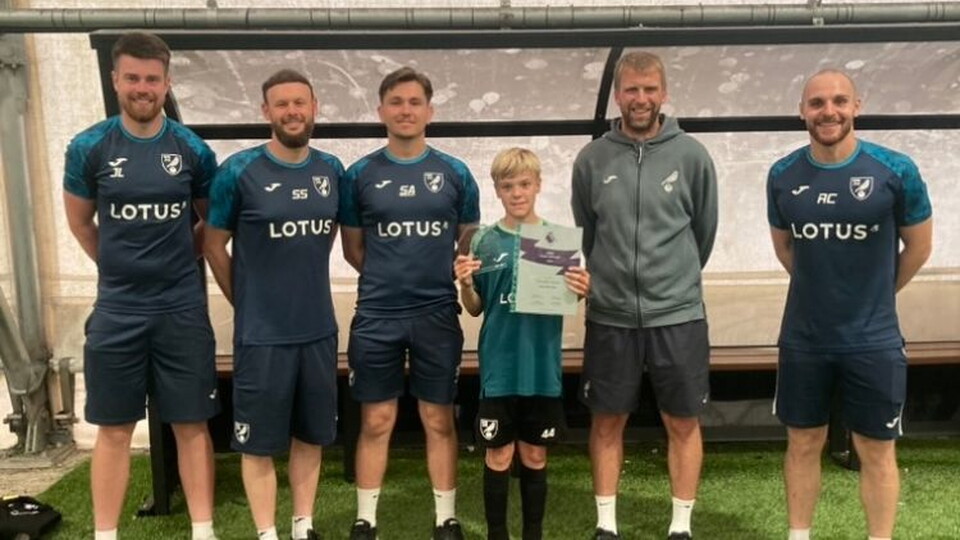 Norwich City Under-11 academy player Branden was recently awarded the Premier League Academy Young Writer of the Year for 2023 in a nationwide writing competition.