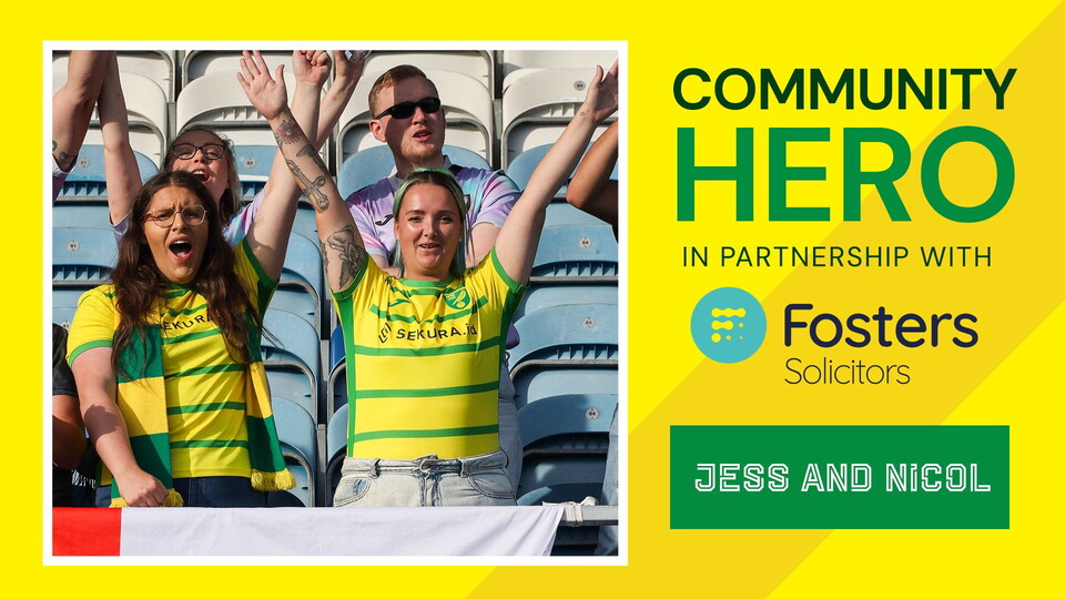 The Community Heroes for our Sky Bet Championship fixture against Rotherham are Nicol Nicholls and Jess Pye, the club’s Her Game Too ambassadors.