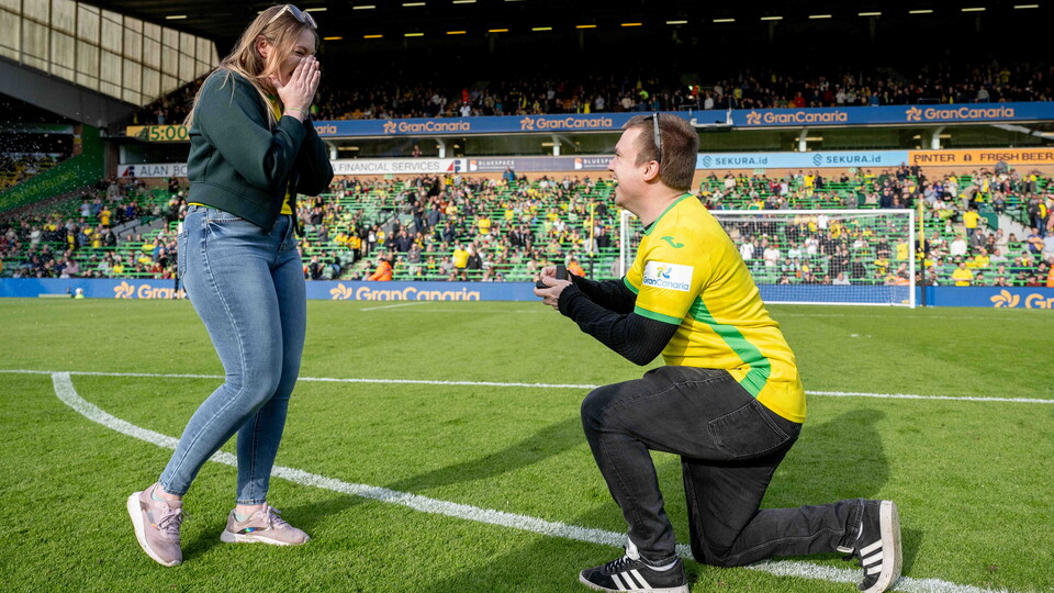 Take a look at some of our favourite snaps from an eventful day at Carrow Road.