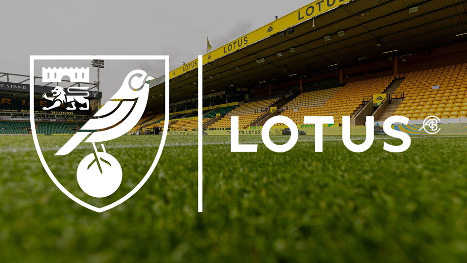 Norwich City's men’s team shirts for the 2023/24 season will once again feature the iconic Lotus brand, with the automotive giant’s principal partnership rolling into a fifth season with the club.