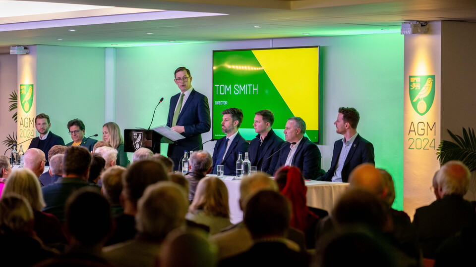 Over 150 shareholders attended the club's 2024 Annual General Meeting at Carrow Road on Wednesday, November 13.