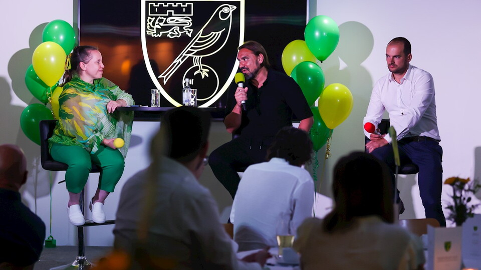 Norwich City held a celebratory dinner at Carrow Road on Wednesday night to honour the 2020/21 title winning campaign.