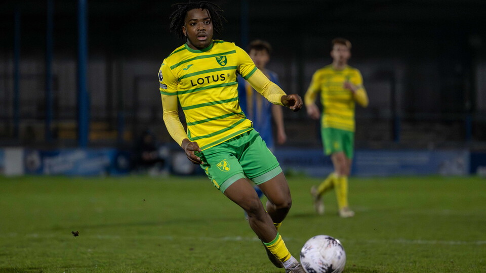 Norwich City academy player Dubem Eze has joined Vanarama National North side Warrington Town on loan for the remainder of the season.