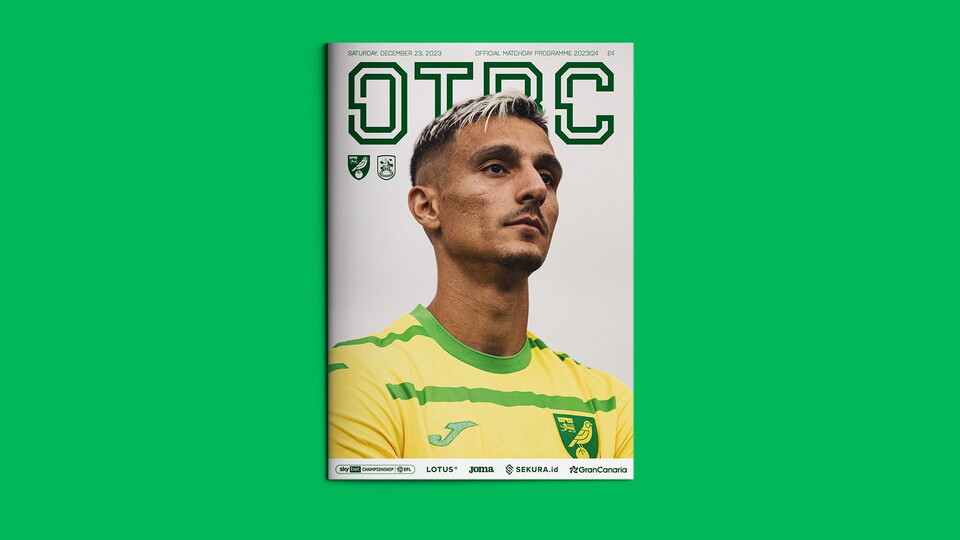 The next edition of OTBC, for Norwich City v Huddersfield Town on Saturday, December 23, is now available to purchase online.
