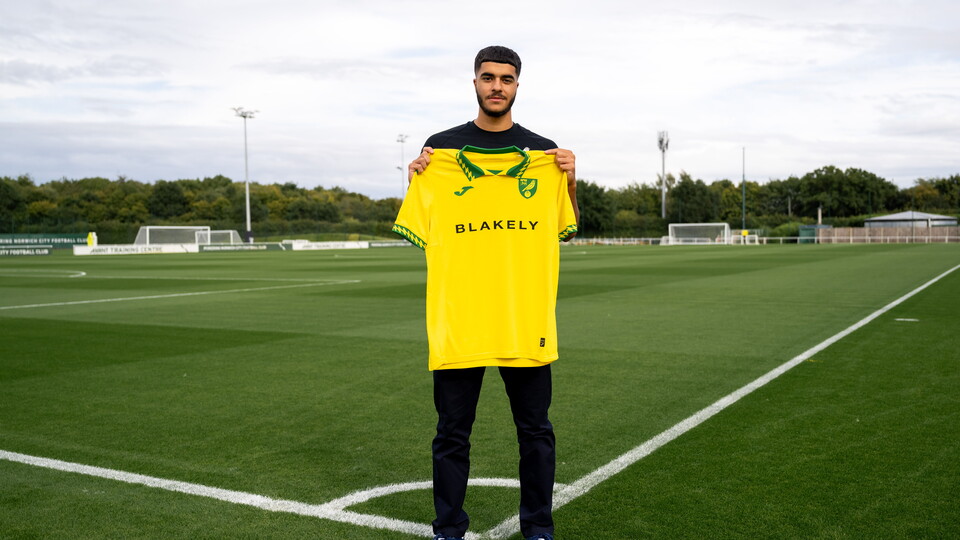 Norwich City have completed the permanent signing of 18-year-old forward Botan Ameen from Swindon Town.