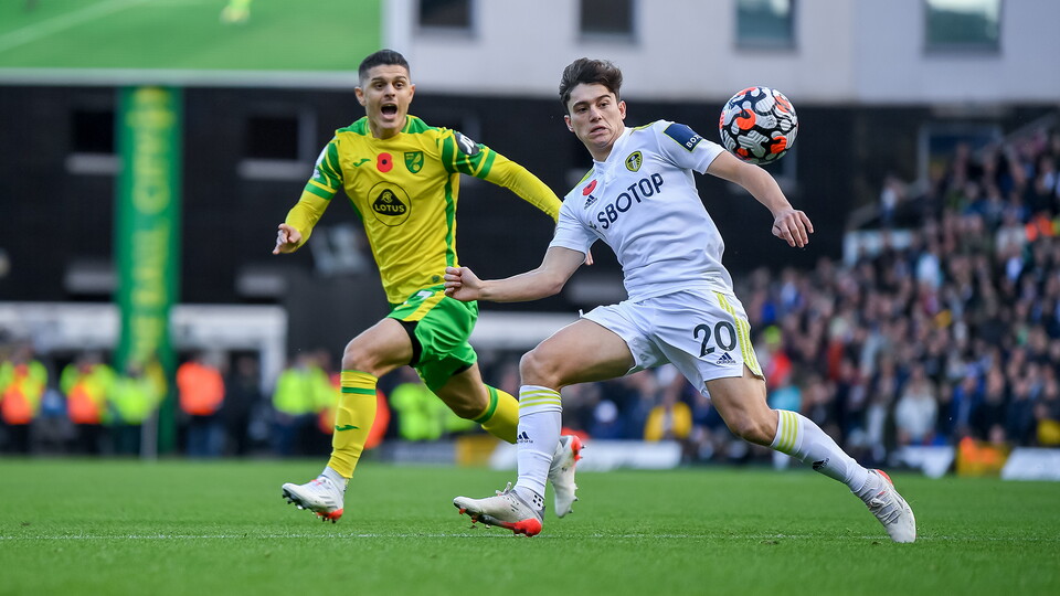 Norwich City's trip to Leeds United in the Premier League has moved from a Saturday to a Sunday kick-off.