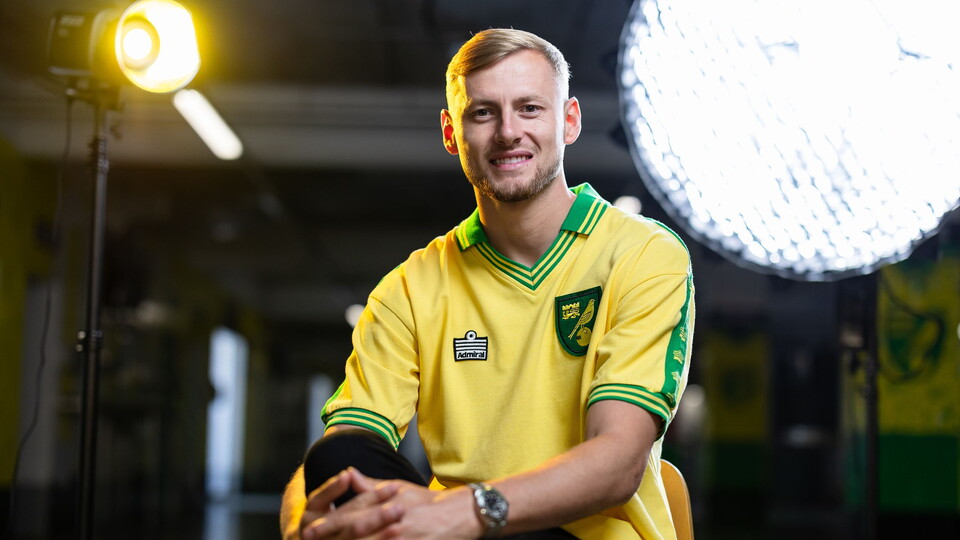Harry Darling has become Norwich City's third permanent signing of the 2025 summer transfer window. Take a look at the gallery from his signing media below.