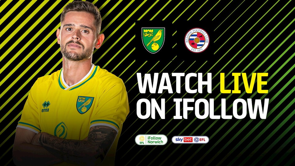 Norwich City’s clash with Reading on Saturday, May 1 (3pm) will be available for season ticket holders to watch for free on iFollow.