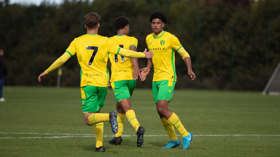 Norwich City Under-18s claimed a 3-1 win at home to Derby County in the Under-18 Premier League Cup.