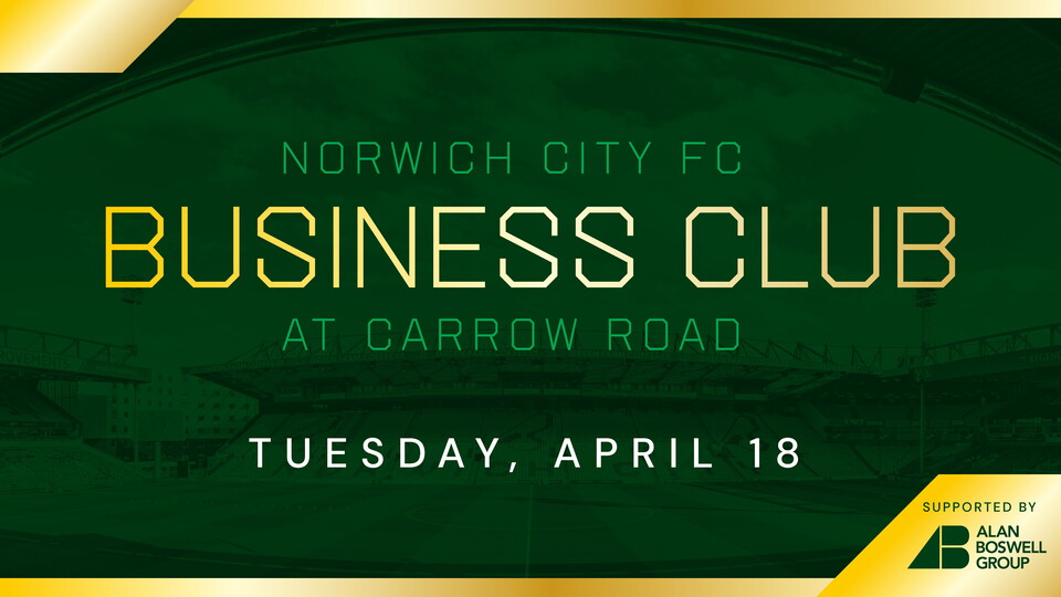 Norwich City will be hosting the second Business Club event of the season at Carrow Road on Tuesday, April 18.