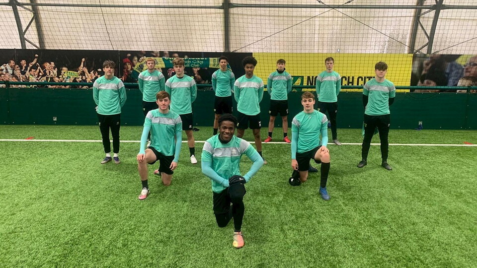 Norwich City Academy have been showing their support for If U Care Share's 'Inside Out Day'.