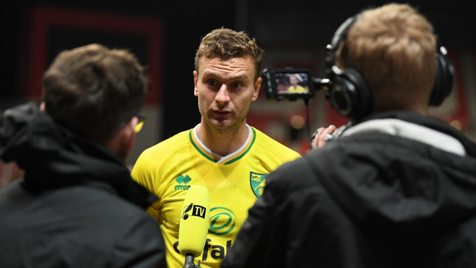 Norwich City centre-half Ben Gibson was full of praise for his teammates for holding onto their lead to take all three points after a close 3-2 win over Stoke City at the Bet365 Stadium.