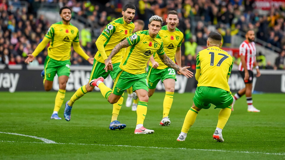 Norwich City beat Brentford 2-1 in West London on Saturday afternoon, goals from Mathias Normann and Teemu Pukki giving the Canaries a first Premier League win of the 2021/22 season.