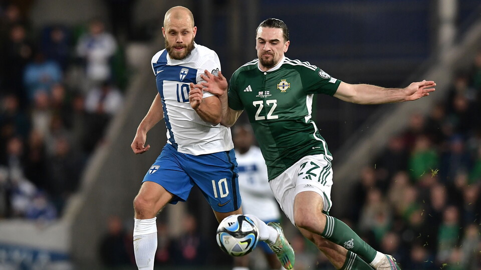 Teemu Pukki claimed another assist for Finland, setting up the only goal of the game in their 1-0 win away to Northern Ireland in European Championship qualifying.