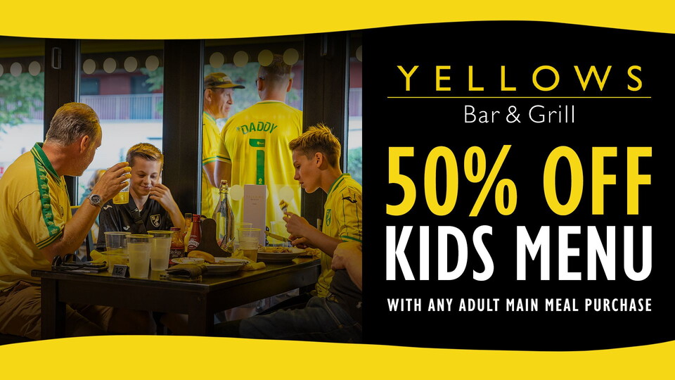 This February half term, Yellows are offering 50% off the children's menu with the purchase of any adult main.