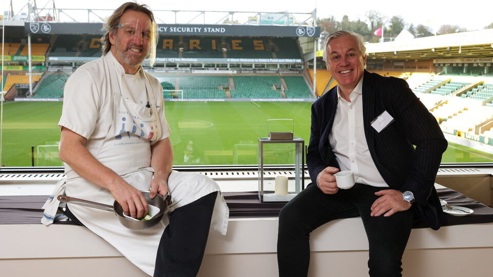 Delia's Canary Catering hosted its latest Food and Wine workshop in the Top of the Terrace at Carrow Road on Thursday.