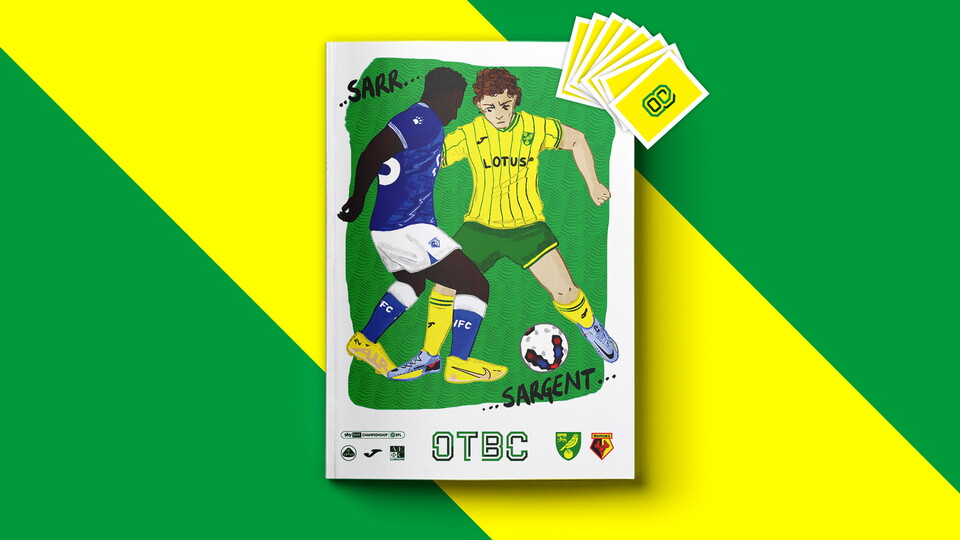 The next issue of OTBC, Norwich City's official matchday programme, is now available to order, ahead of the game against Watford on Monday, January 2.