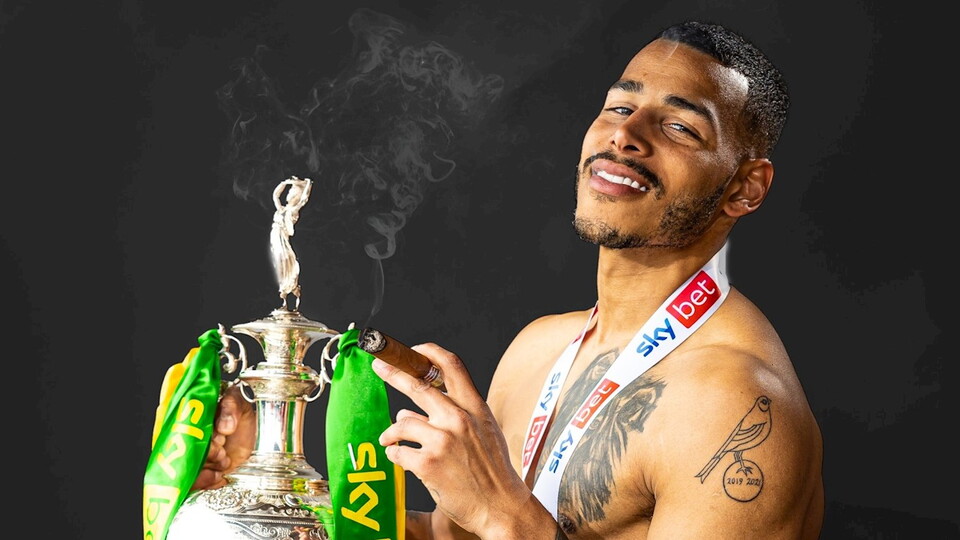 Norwich City players and staff got their hands on the Sky Bet Championship trophy after Saturday's 2-2 draw at Barnsley for some special portraits!