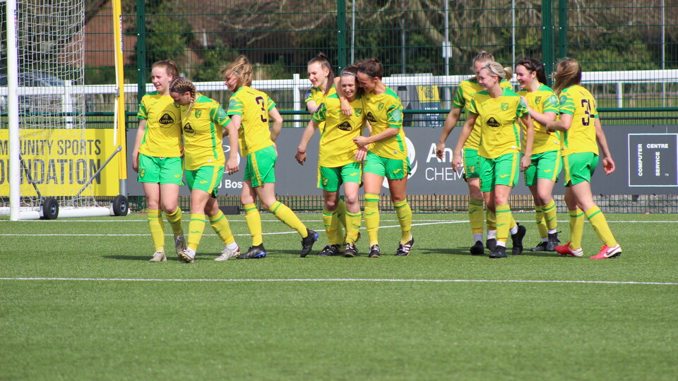 City forward Ellie Smith bagged the only goal of the game in Norwich’s 1-0 win over AFC Wimbledon Ladies for the club’s fourth successive win and to help avoid the drop with one game to go.