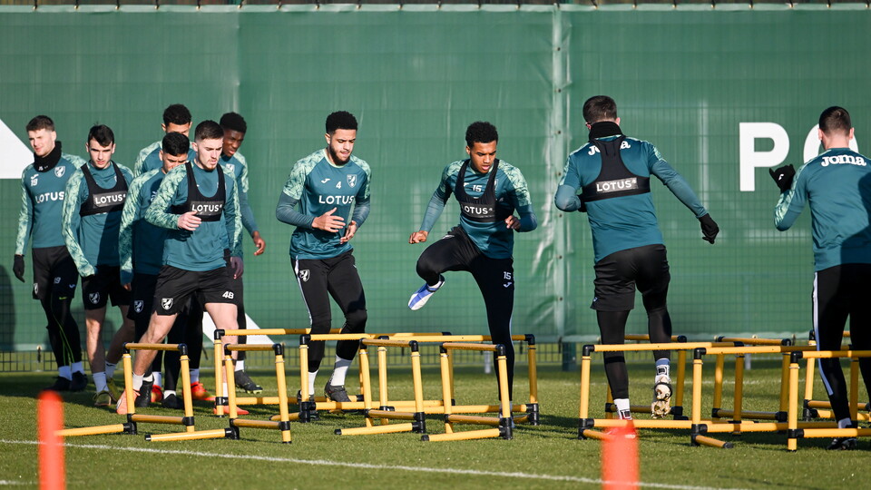 The players were preparing ahead of this weekend's game against Bristol City. See the full gallery below.