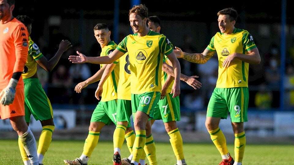 Kieran Dowell began pre-season in the same vein he ended the 2020/21 Championship season - scoring goals for Norwich City.