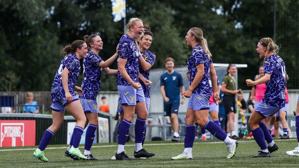 The Canaries claimed a dramatic late winner in their FAWNL season opener away to AFC Sudbury on Sunday, thanks to a 96th-minute free-kick from Freya Symonds.