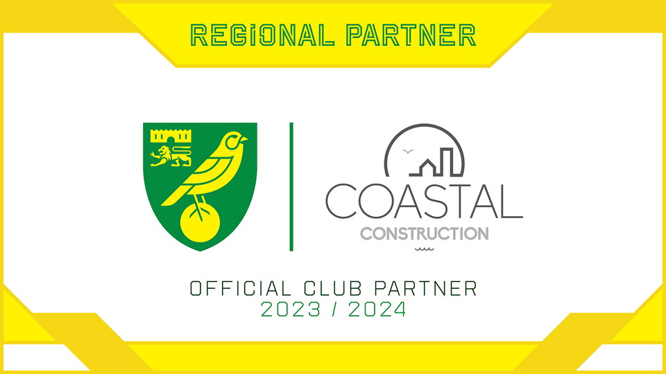 Norwich City are delighted to announce a renewal of our long-standing regional partnership with our official building contractor Coastal Construction.