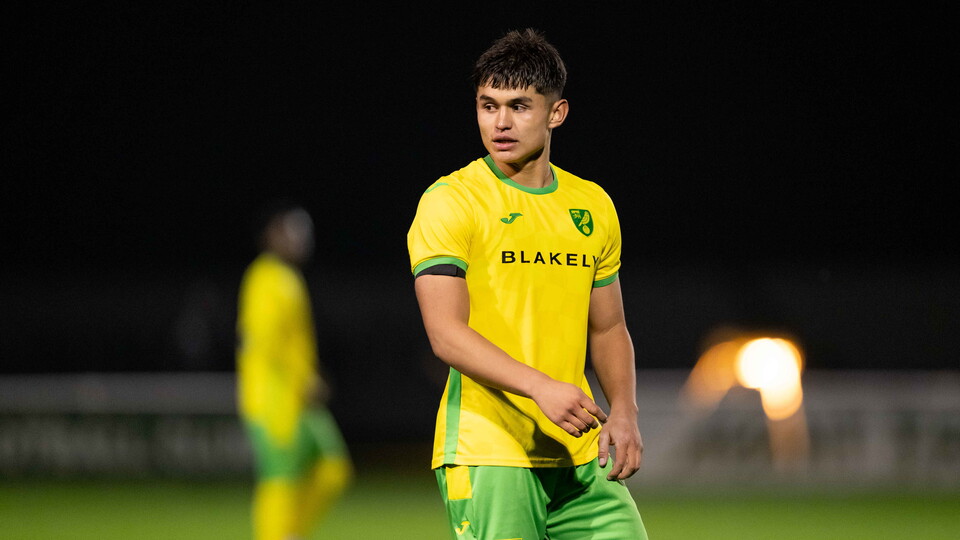 Norwich City Academy booked their spot in the final of the Norfolk Hire Senior Cup with a 2-0 win over Dereham Town.